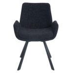 Signy Swivel Dining Chair, Set of 2 in Black 202-144BK 202 144BK 4