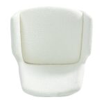Signy Swivel Dining Chair, Set of 2 in Ivory and Black 202-144IV 202 144IV 5