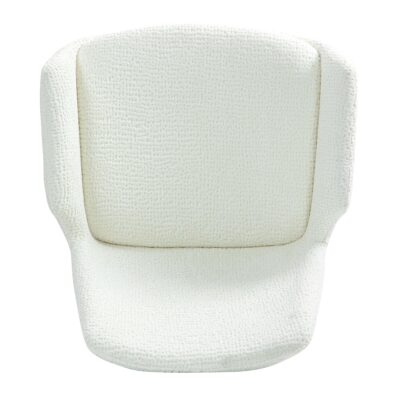 Signy Swivel Dining Chair, Set of 2 in Ivory and Black 202-144IV 202 144IV 5