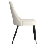 Koda Dining Chair, Faux Leather, Set of 2 in Beige and Black 202-158PUBG 202 158PUBG 3