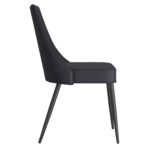 Koda Dining Chair, Faux Leather, Set of 2 in Black 202-158PUBK 202 158PUBK 3