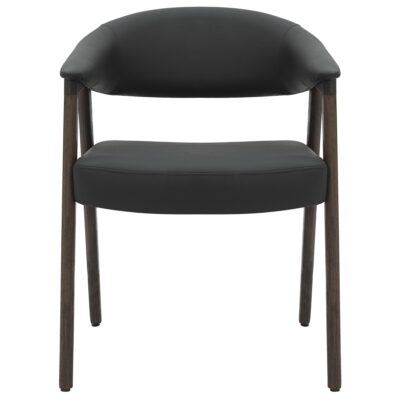 Bexley Dining Chair, set of 2 in Black and Dark Walnut 202-234BLK 202 234BLK 4