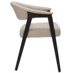 Bexley Dining Chair, set of 2 in Mushroom and Black 202-234MSH 202 234MSH 3