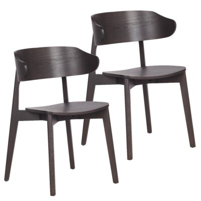 Khari Dining/Lounge Chair, Set of 2 in Mocha 202-256MOC 202 256MOC 6