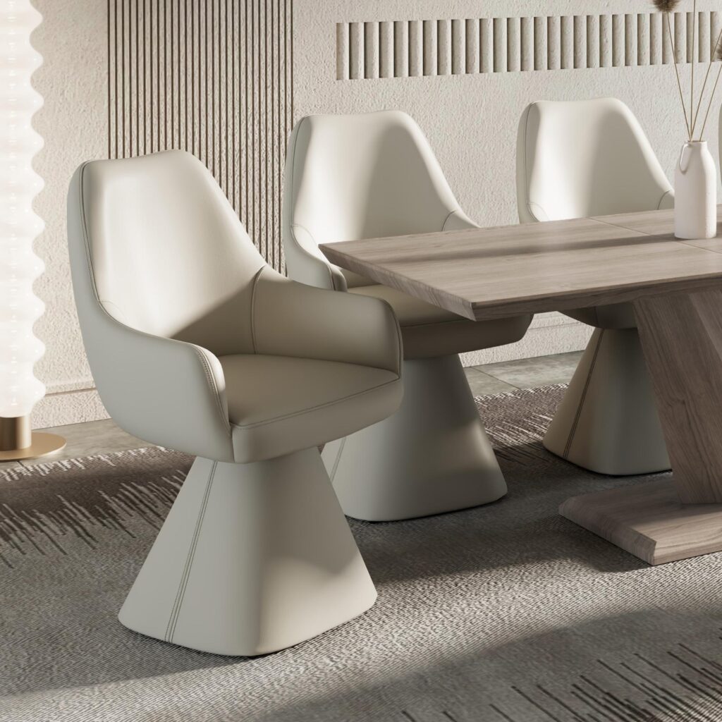 Caprese Dining Chair in Beige - Image 2