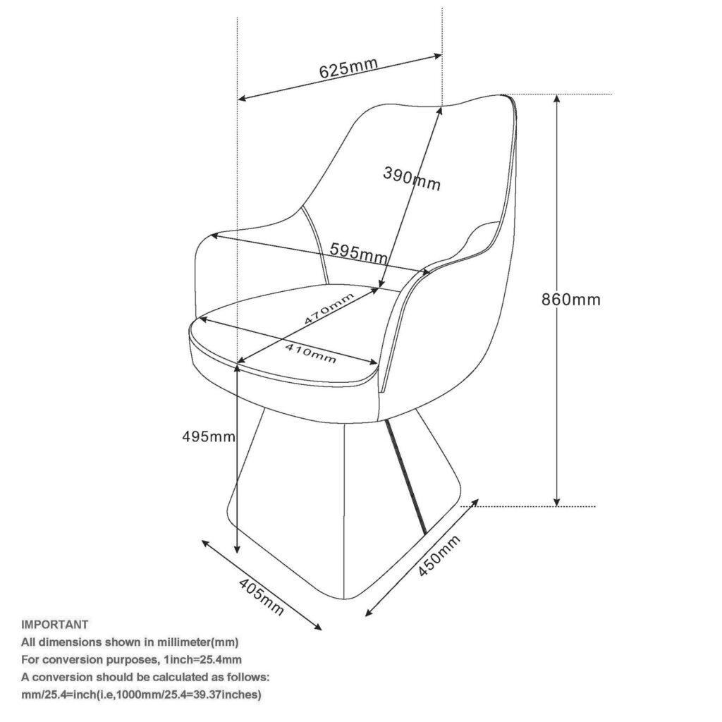 Caprese Dining Chair in Brown - Image 8