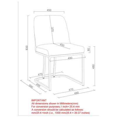 Dario Dining Chair, Set of 2 in Beige 202-271BG 202 271BG LD