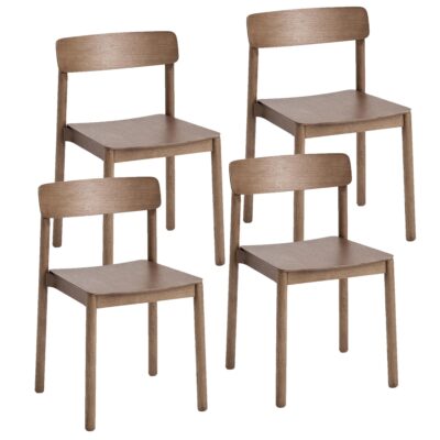 Felix Dining/Lounge Chair, Set of 4 in Walnut 202-286WAL 202 286WAL 6