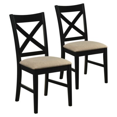 Lance Dining Chair, Set of 2 in Black 202-421BLK 202 421BLK 6