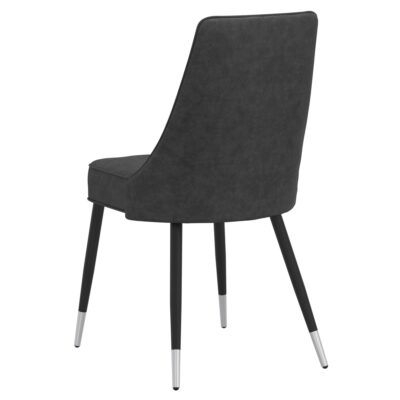 Silvano Side Chair, Set of 2 in Vintage Grey and Black 10 Silvano Side Chair, Set of 2 in Vintage Grey and Black 202-429GY 202 429GY 2