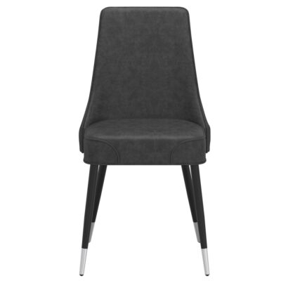 Silvano Side Chair, Set of 2 in Vintage Grey and Black 11 Silvano Side Chair, Set of 2 in Vintage Grey and Black 202-429GY 202 429GY 3