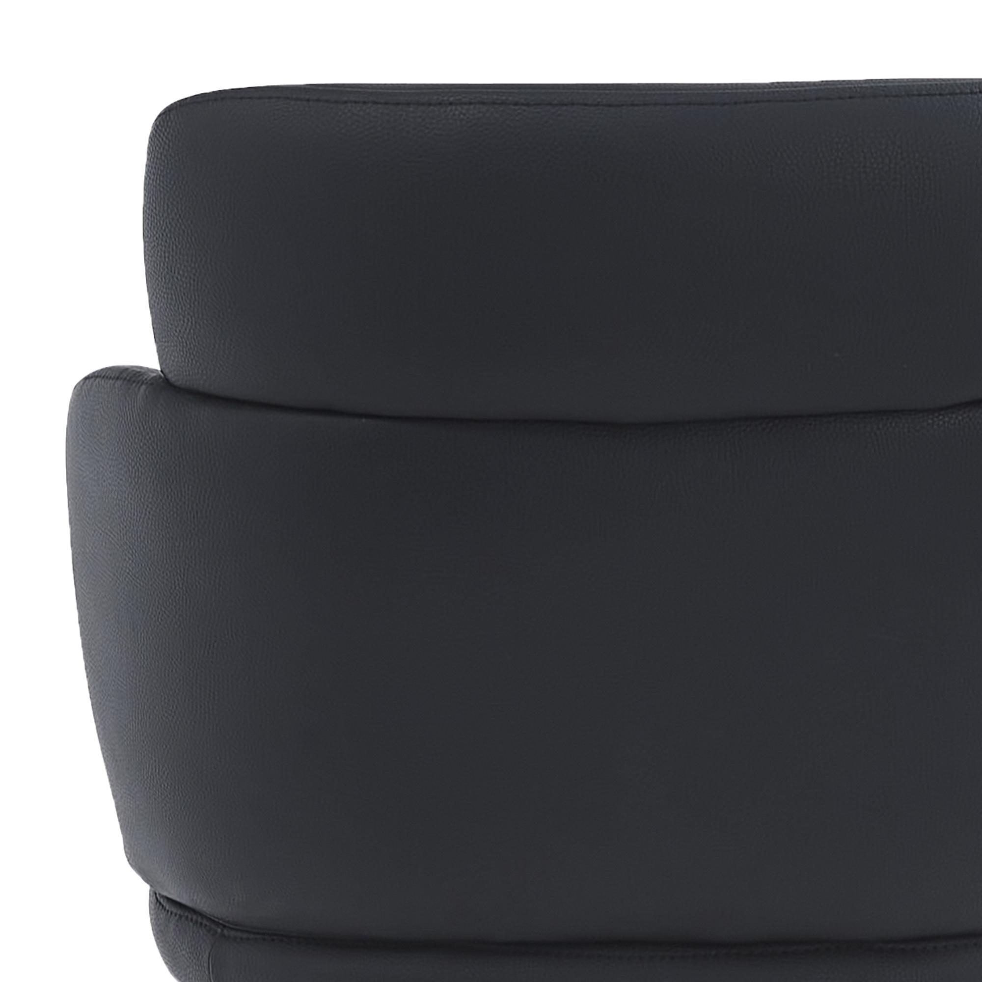 Razzo Dining Chair, Set of 4 in Black and Black 6 Razzo Dining Chair, Set of 4 in Black and Black - Image 6