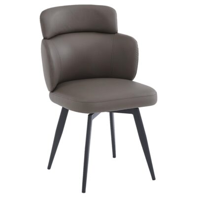 Razzo Dining Chair, Set of 4 in Stone and Black