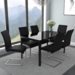 Maxim Side Chair, Set of 2 in Black and Chrome 202-489BK 202 489BK 3