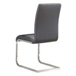 Maxim Side Chair, Set of 2 in Grey and Chrome 202-489GY 202 489GY 2