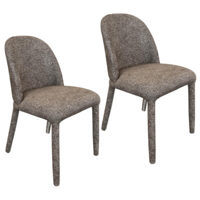 Kiara Dining/Lounge Chair, Set of 2 in Brown 202-553BRN 202 553BRN 6