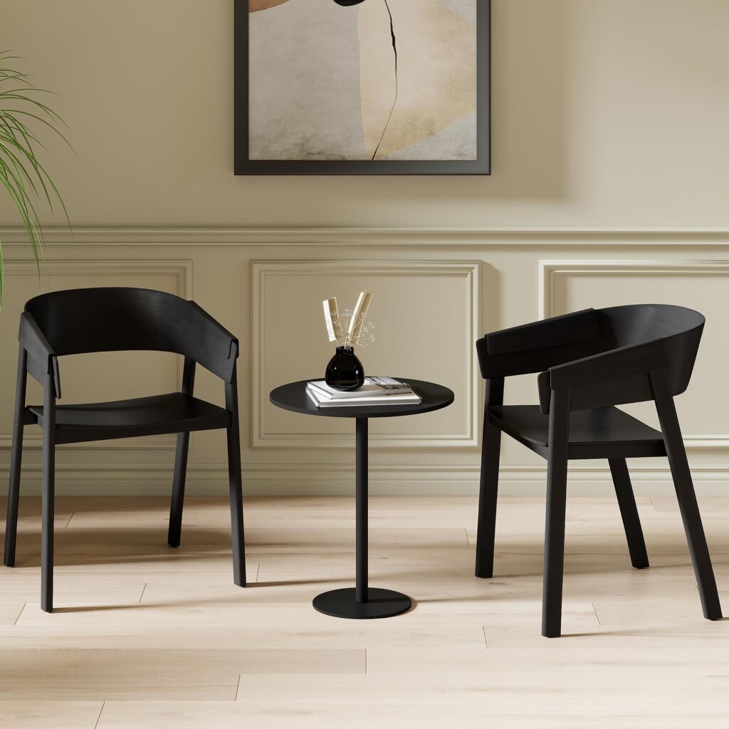 Mateo Dining Chair, Set of 2 in Black - Image 2