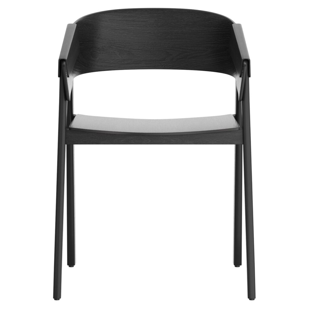Mateo Dining Chair, Set of 2 in Black - Image 5