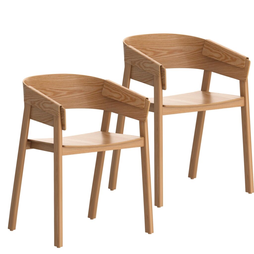 Mateo Dining Chair, Set of 2 in Natural - Image 7