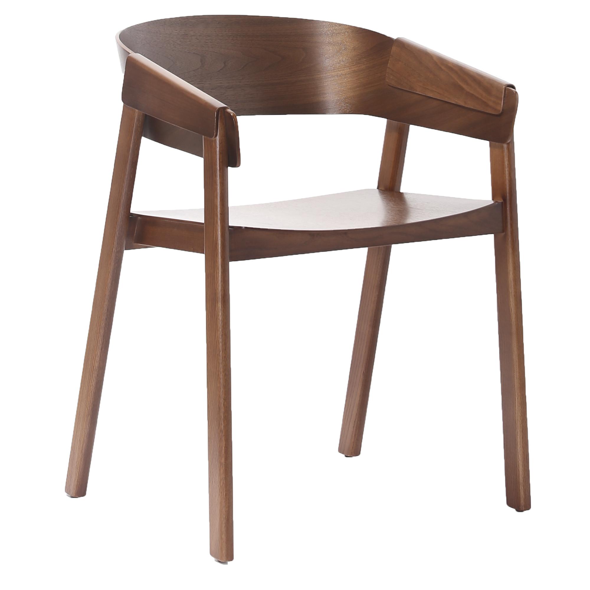 Mateo Dining/Lounge Chair, Set of 2 in Walnut 1 Mateo Dining/Lounge Chair, Set of 2 in Walnut