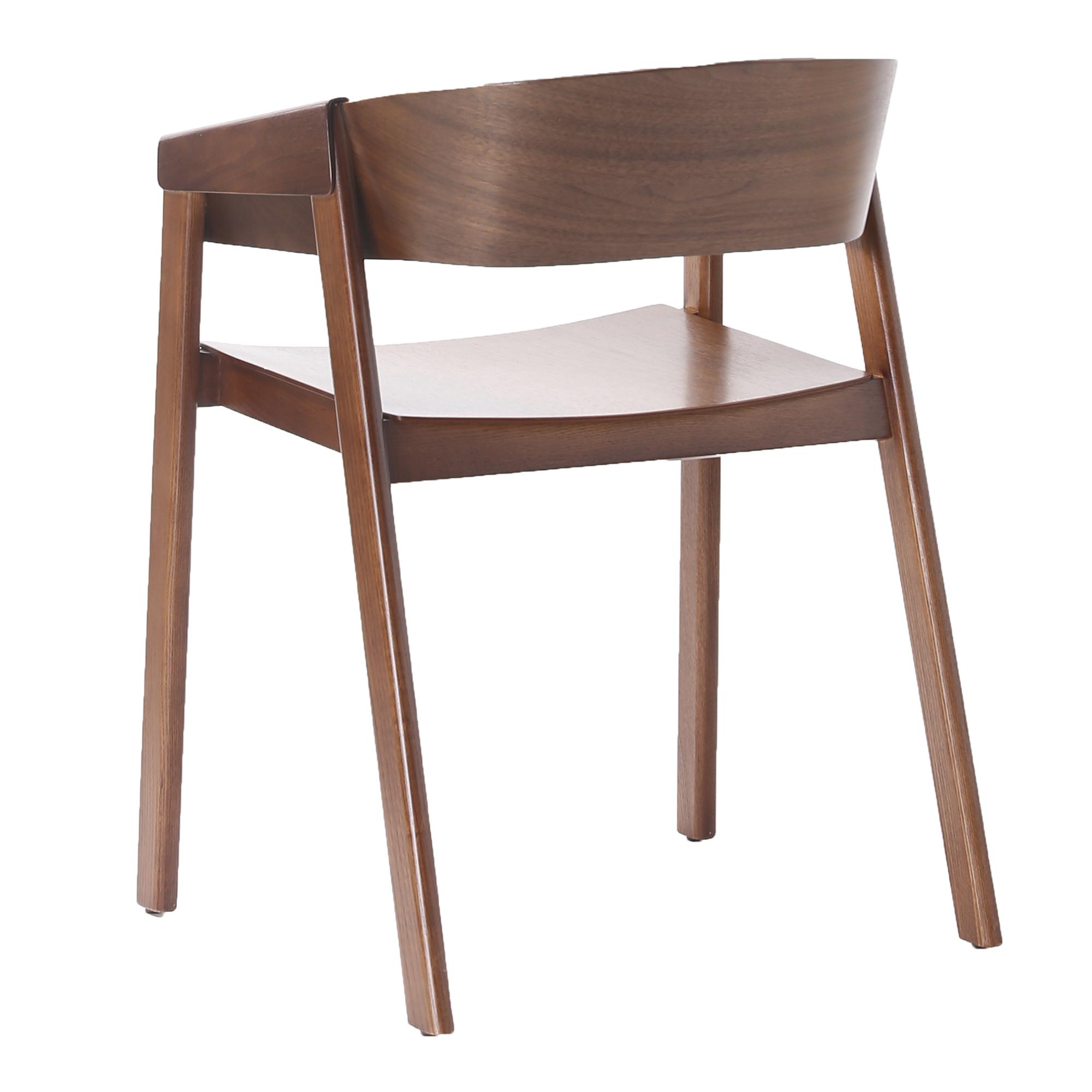 Mateo Dining/Lounge Chair, Set of 2 in Walnut 3 Mateo Dining/Lounge Chair, Set of 2 in Walnut - Image 3