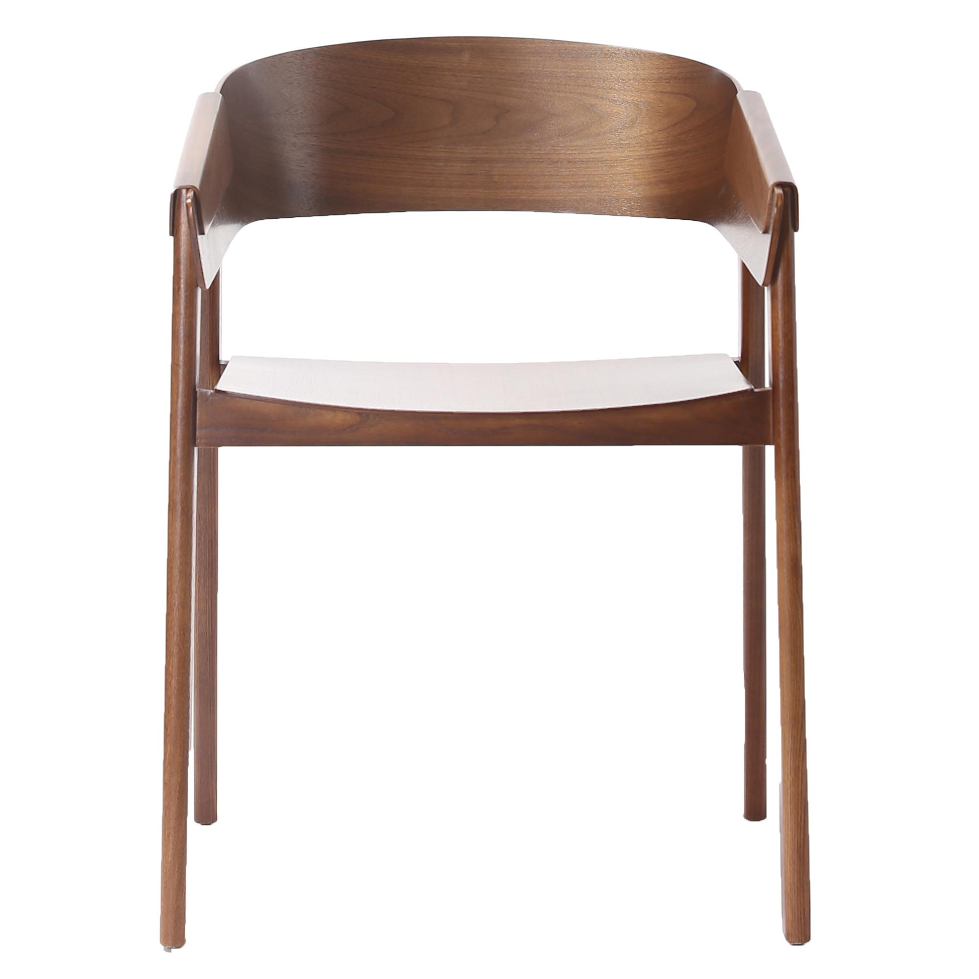 Mateo Dining/Lounge Chair, Set of 2 in Walnut 5 Mateo Dining/Lounge Chair, Set of 2 in Walnut - Image 5