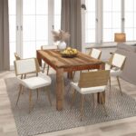 Hudson Dining Chair in Beige Fabric and Natural 202-582BG 202 582BG 1