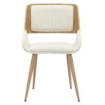 Hudson Dining Chair in Beige Fabric and Natural 202-582BG 202 582BG 4