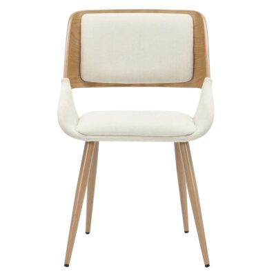 Hudson Dining Chair in Beige Fabric and Natural 202-582BG 202 582BG 4