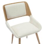 Hudson Dining Chair in Beige Fabric and Natural 202-582BG 202 582BG 5