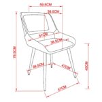 Hudson Dining Chair in Beige Fabric and Natural 202-582BG 202 582BG LD