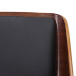 Hudson Side Chair in Black Faux Leather and Walnut 202-582PUBK 202 582PUBK 6