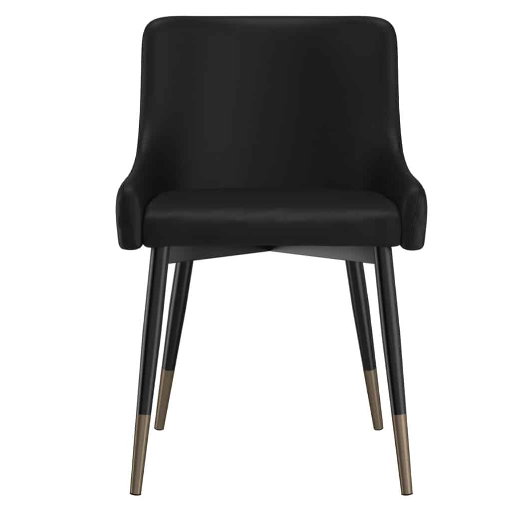 Xander Side Chair, Set of 2 in Black - Image 4