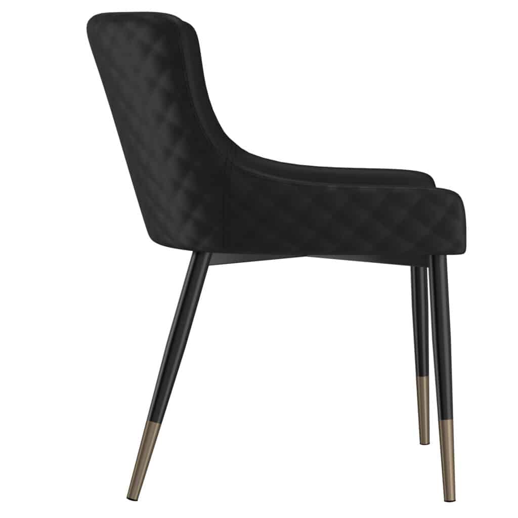 Xander Side Chair, Set of 2 in Black - Image 5