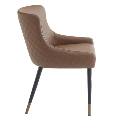 Xander Dining Chair, set of 2 in Brown and Black 202-620BRN 202 620BRN 3