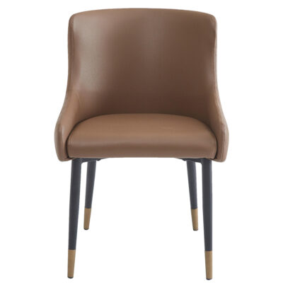 Xander Dining Chair, set of 2 in Brown and Black 202-620BRN 202 620BRN 4