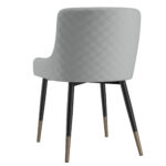 Xander Side Chair, Set of 2 in Light Grey and Black 202-620LG 202 620LG 2