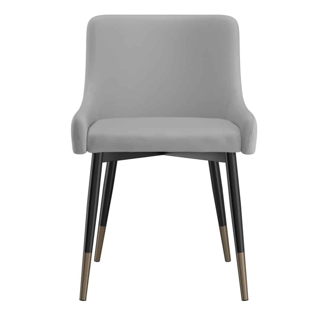 Xander Side Chair, Set of 2 in Light Grey and Black - Image 4