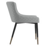 Xander Side Chair, Set of 2 in Light Grey and Black 202-620LG 202 620LG 4