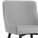 Xander Side Chair, Set of 2 in Light Grey and Black 202-620LG 202 620LG 5