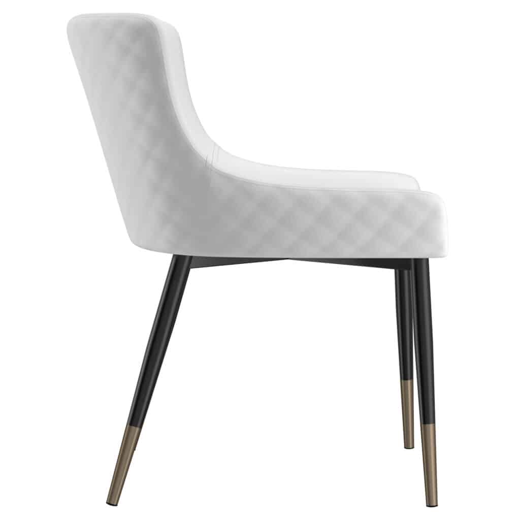Xander Side Chair, Set of 2 in White and Black - Image 5