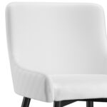 Xander Side Chair, Set of 2 in White and Black 202-620WT 202 620WT 5