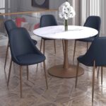 Cleo Side Chair, Set of 2, in Black and Aged Gold 202-636BK 202 636BK 1