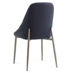 Cleo Side Chair, Set of 2, in Black and Aged Gold 202-636BK 202 636BK 2