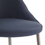 Cleo Side Chair, Set of 2, in Black and Aged Gold 202-636BK 202 636BK 5