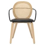 Orias Dining Chair, set of 2 in Light Oak and Black 202-660LTK 202 660LTK 4