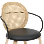 Orias Dining Chair, set of 2 in Light Oak and Black 202-660LTK 202 660LTK 5