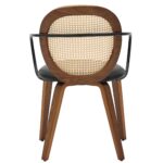 Orias Dining Chair, set of 2 in Walnut and Black 202-660WAL 202 660WAL 2