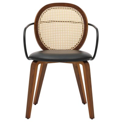 Orias Dining Chair, set of 2 in Walnut and Black 202-660WAL 202 660WAL 4