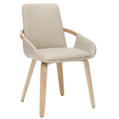 Caspian Dining Chair, set of 2 in Sand and Natural